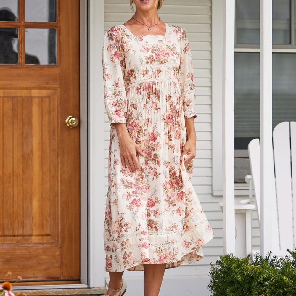 April Cornell Victorian Rose Dress